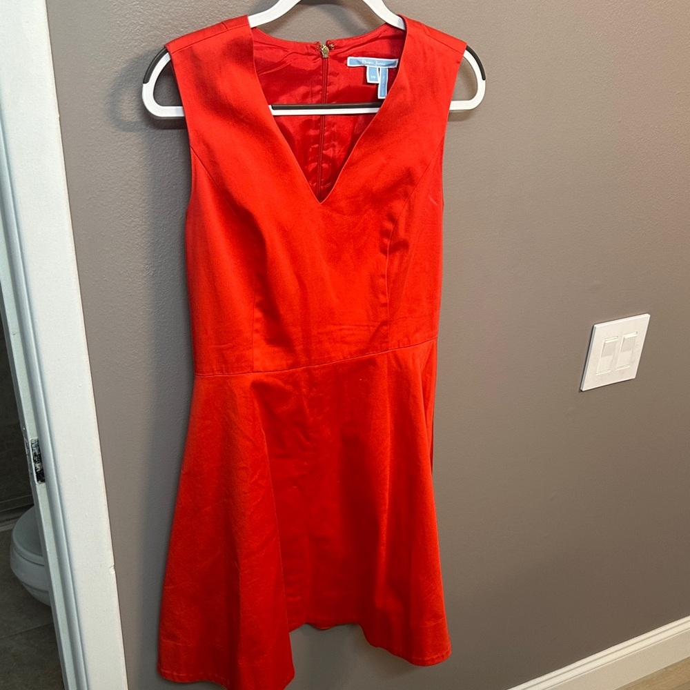 Draper James Vibrant Red Mini Dress